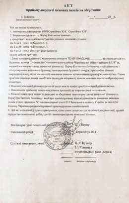 Винос меж земельної ділянки в натурі